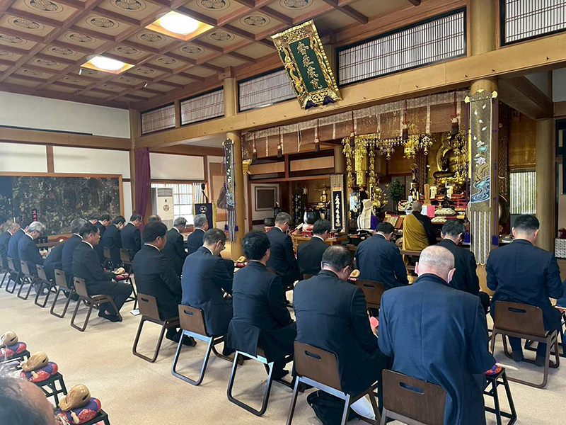 2025.9.26 『令和７年度　（一社）高山建設業協会　物故者法要』を執り行いました